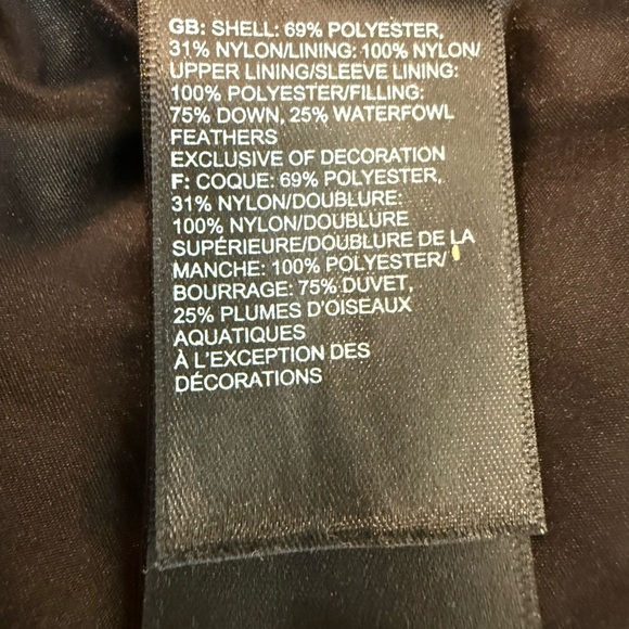 The North Face Women's Miss Metro II Black Hooded Puffer Parka winter Coat - Picture 5 of 6